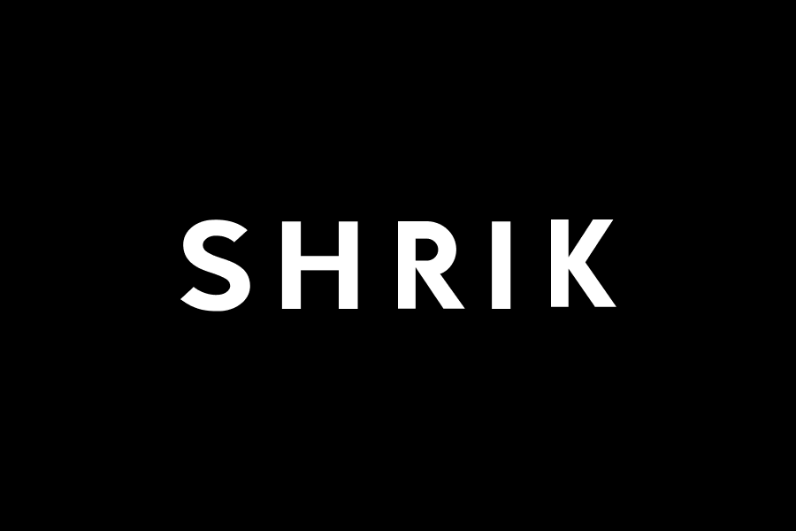 Shein-logo, maar er staat 'Shrik'