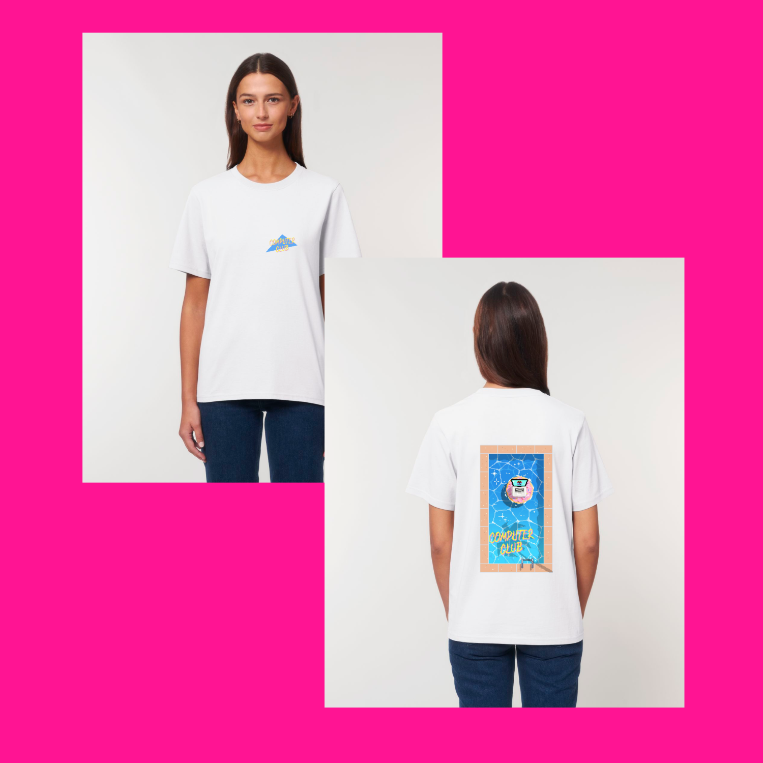 Tshirt, voor- en achterkant