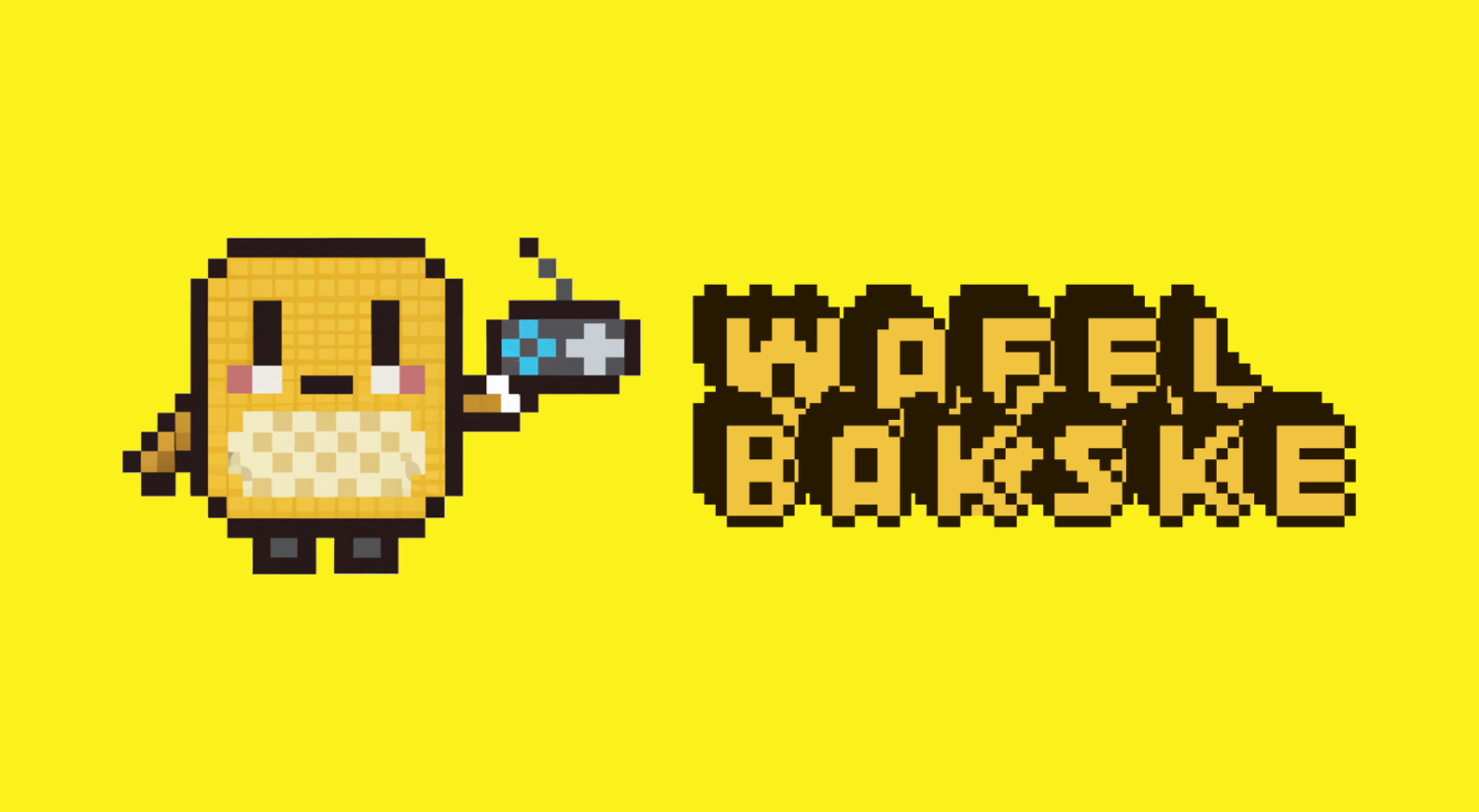Een wafel met een bakske.