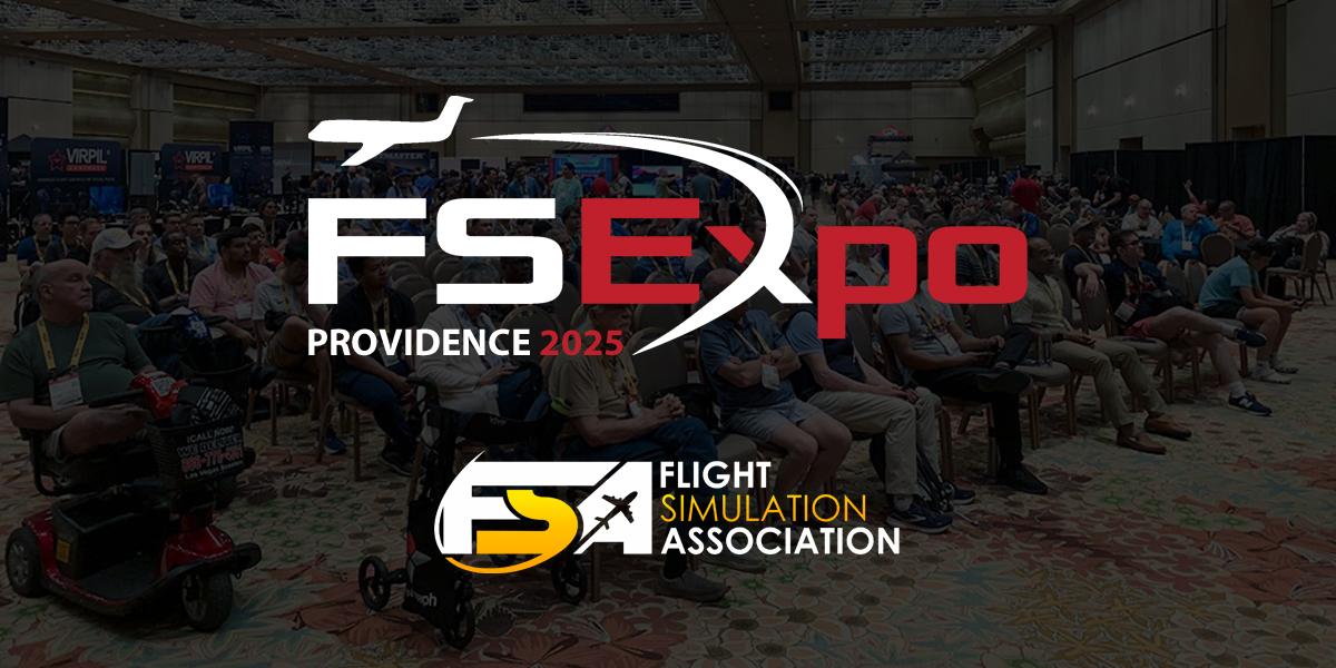 FlightSimExpo 2025 takes place on June 27-29, 2025 at the Rhode Island Convention Center in Providence.