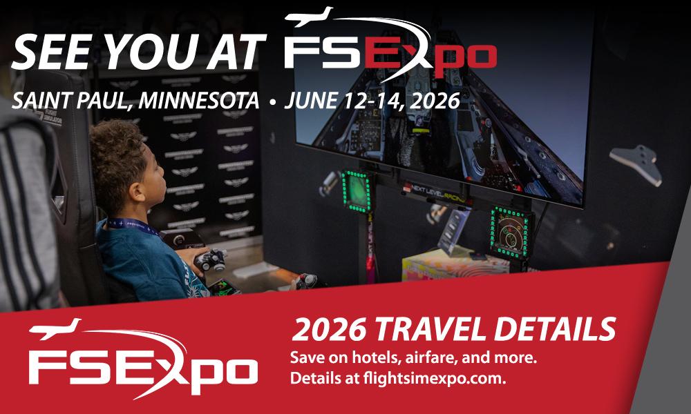 FlightSimExpo 2026 - Saint Paul, Minnesota - June 12-14, 2026