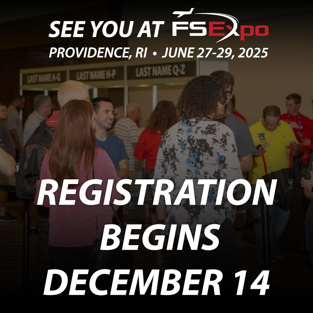 Registration for FSExpo 2024 begins December 14.